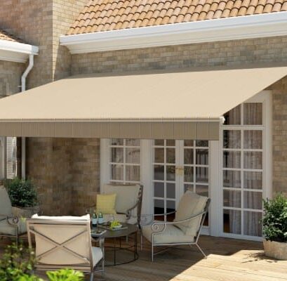 Sunsetter Awning on patio